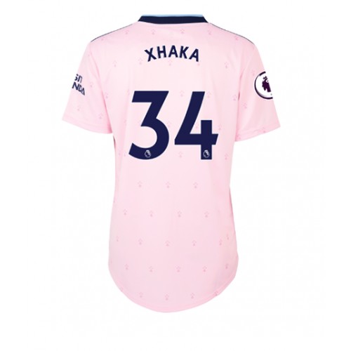 Arsenal Granit Xhaka #34 Tredjedrakt Kvinner 2022-23 Kortermet Arsenal Granit Xhaka #34 Tredjedrakt Kvinner 2022-23 Kortermet
